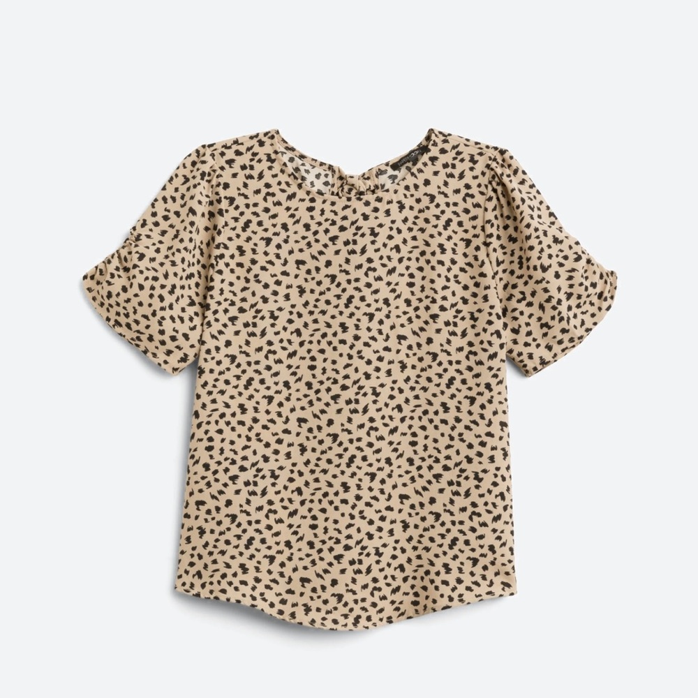 PAPERMOON Claudia Ruched Sleeve Blouse
